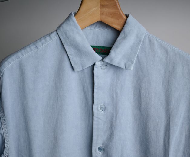 Casey/Casey Eudes Denim Shirt Close Up Collar