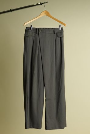 Issey Miyake Lustrous Wool Pants on Hanger